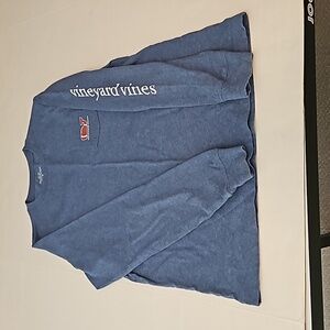Youth XL Vineyard Vines Football T-Shirt - Blue